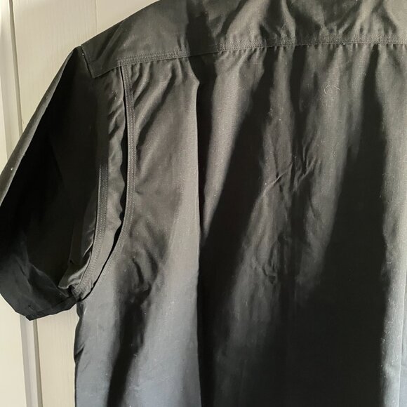 511 TACTICAL Short Sleeve Cotton Shirt Black Heavyweight Size Large NEW - Picture 9 of 12